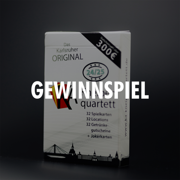 GEWINNSPIEL - Wir verlosen 10x1 KA-Kneipenquartett!