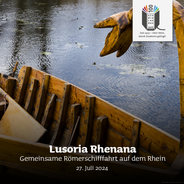 Lusoria Rhenana - Joint Roman boat trip on the Rhine | July 27, 2024